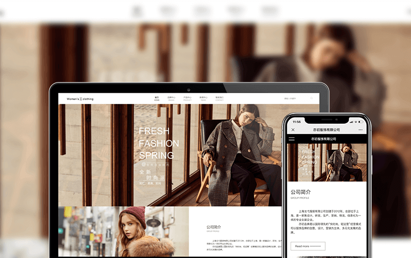 服饰网站建设-逸码科技研发案例